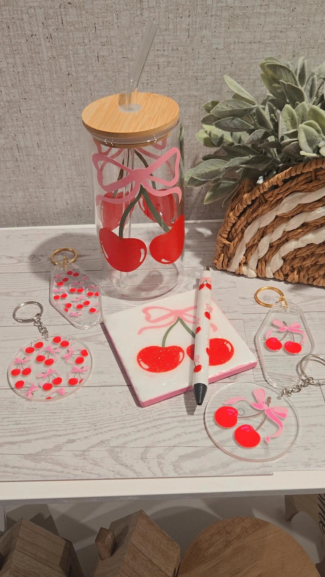 Cherry Glass Can