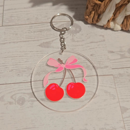 Cherry Keychain