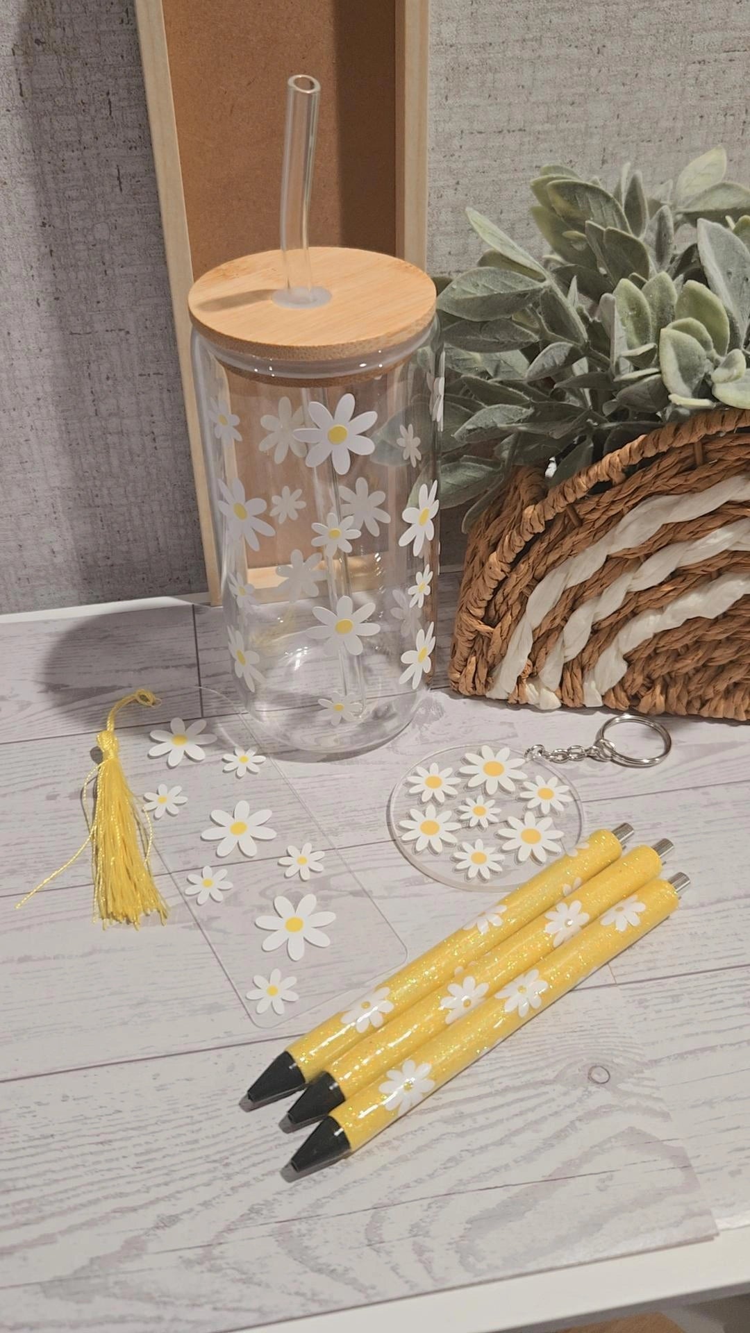 Daisy Glitter Pen